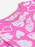 Pink Beach Vibes Oversized Cord Set