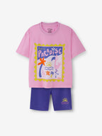 Paradise Playtime Oversized Cycling Shorts Set image 1