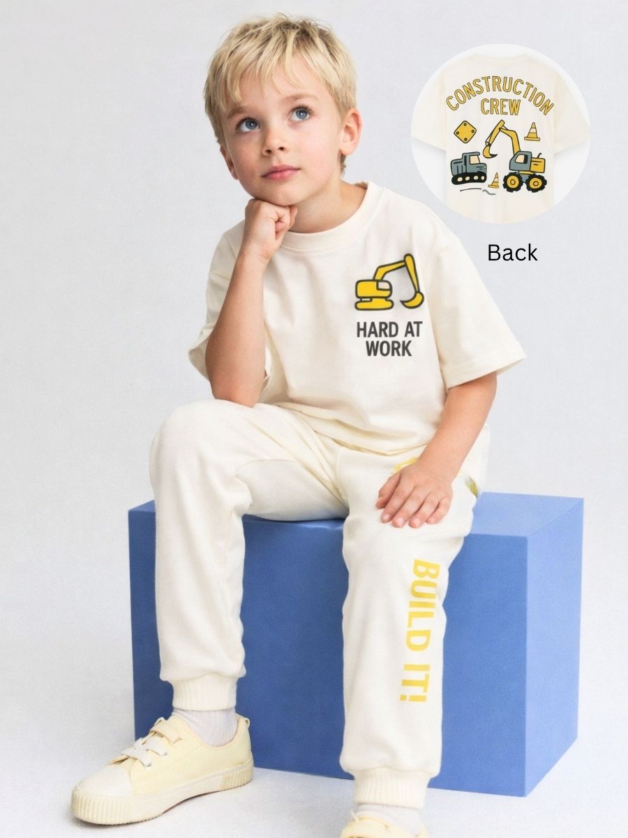 Build It Up! Oversized T-shirt and Joggers Set