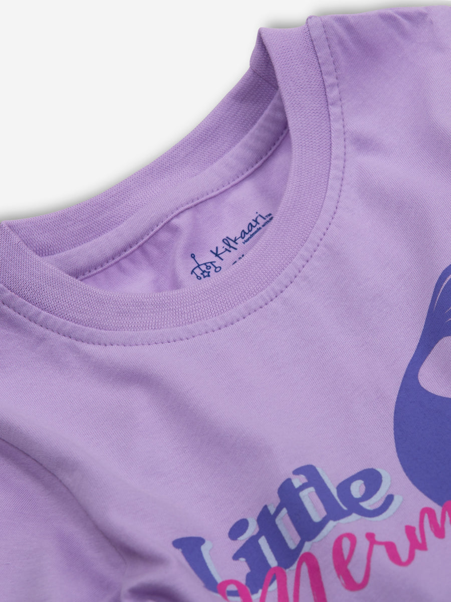 Little Mermaid Purple Frock