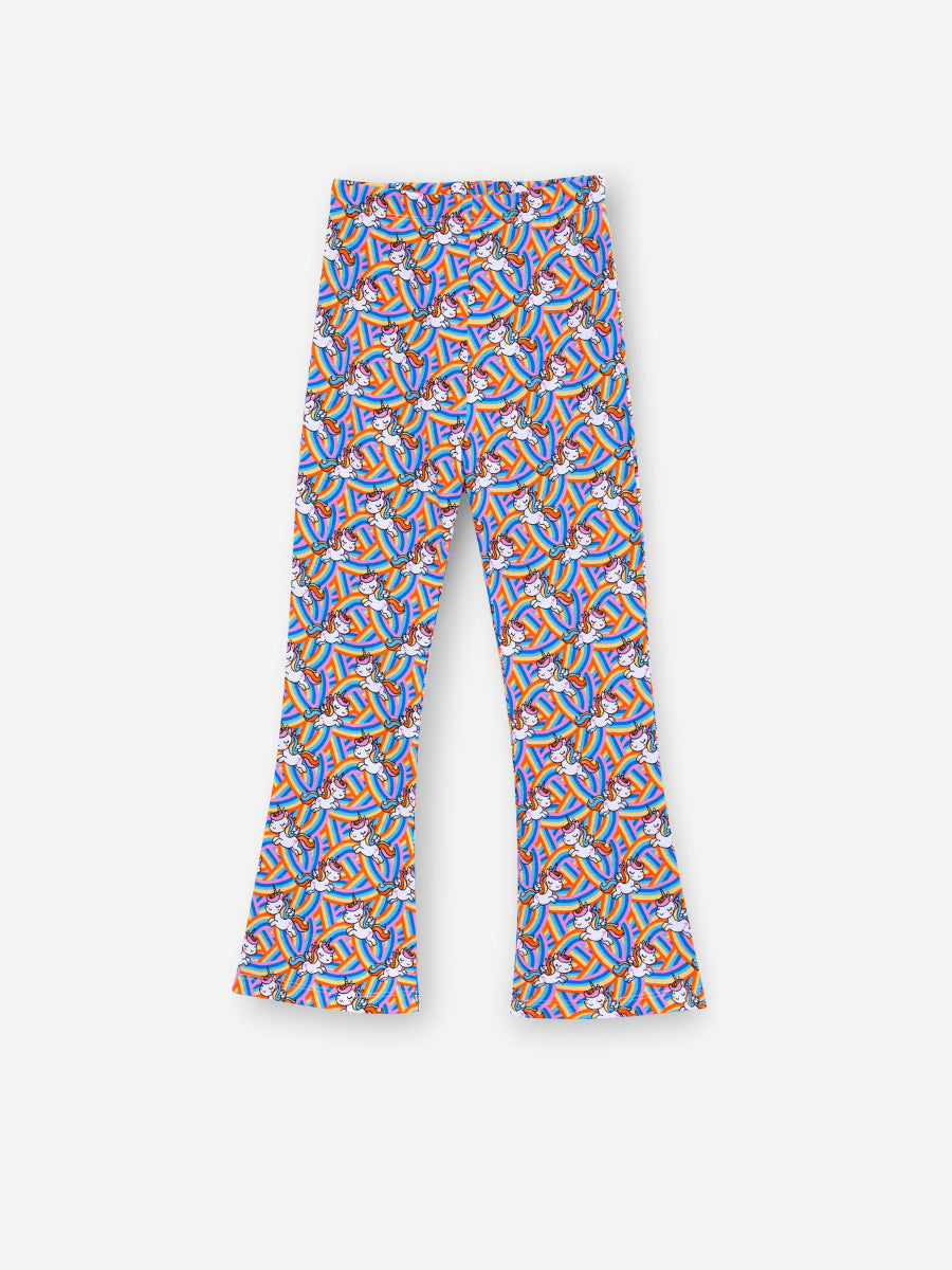 Premium: Unicorn Pop Bootcut Set (Purple)
