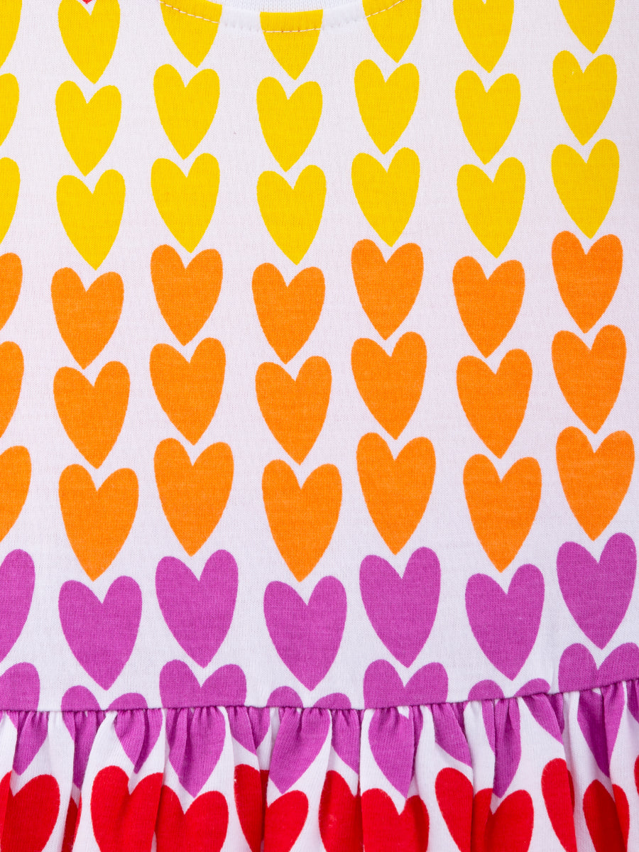 Love in Bloom: Premium Ruffle Sleeve Dress