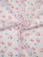 Cuddly Comfort: Light Pink Bamboo Muslin Swaddle