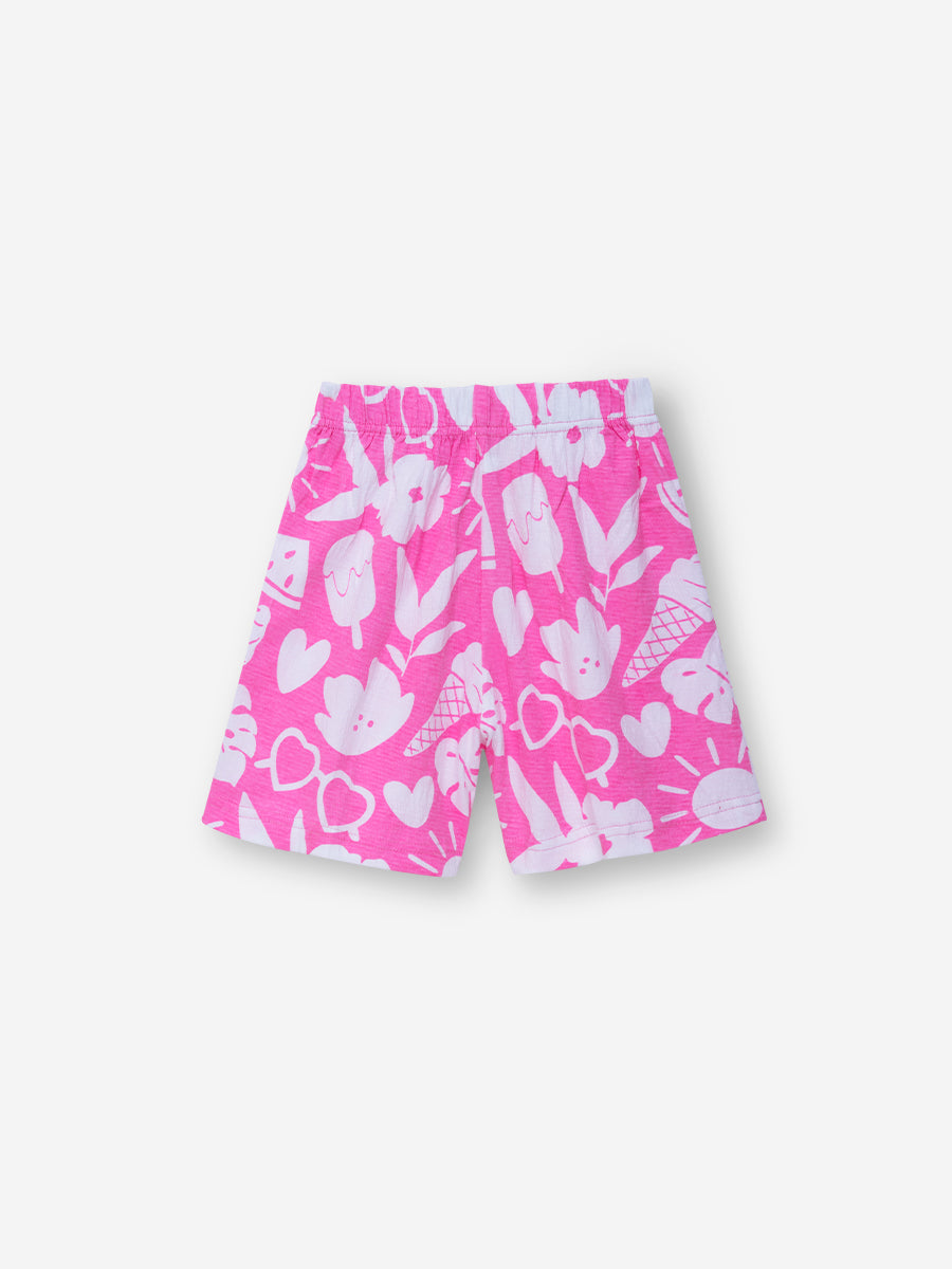 Pink Beach Vibes Oversized Cord Set