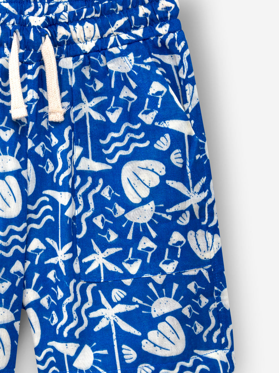 Pure Linen: Palm Paradise Premium Cord Set