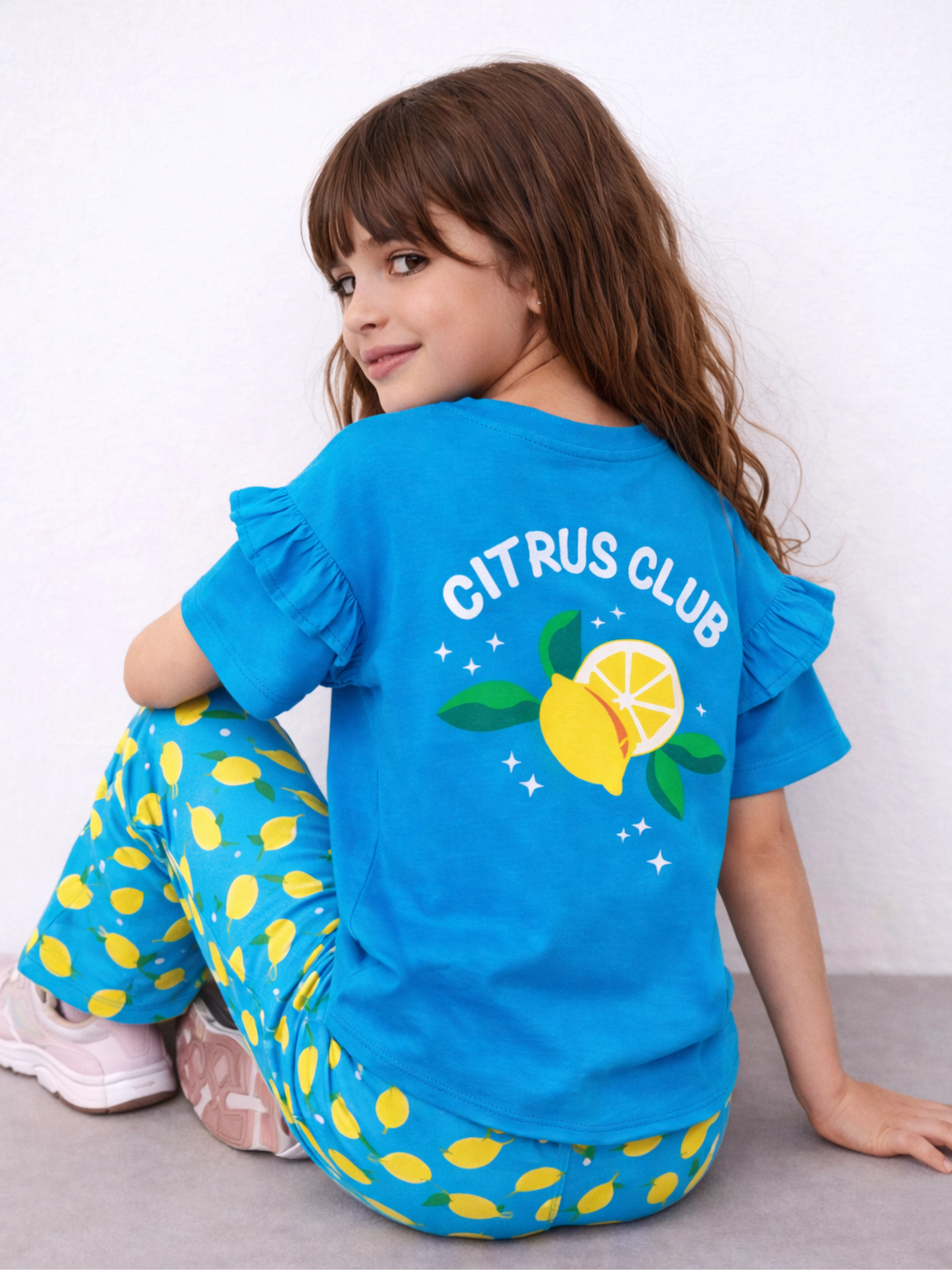 Blue Lemon Zest Bootcut Set