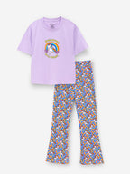 Premium: Unicorn Pop Bootcut Set (Purple)
