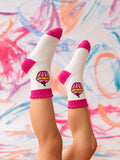 Premium Pink Cupcake Bamboo Socks