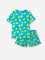 Citrus Lemon Oversized Cord set (Blue)