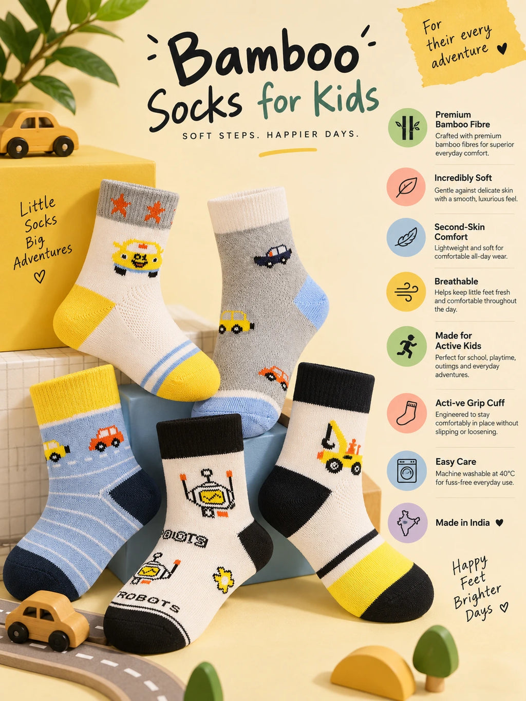 City Ride Bamboo Socks