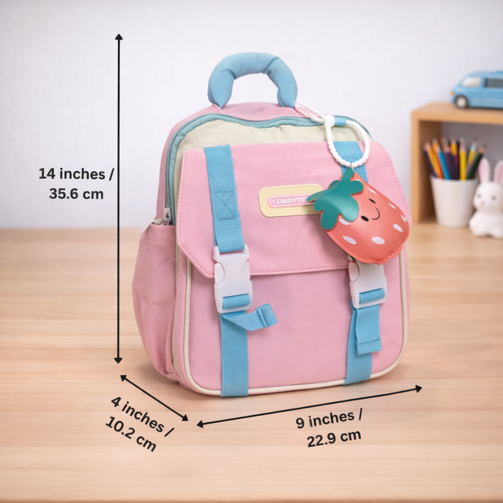 Classic Preschool Backpack with Strawberry Bliss Charm