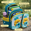 Giggle & Go For Todlers & Kids Backpack- Pineapple Popstar