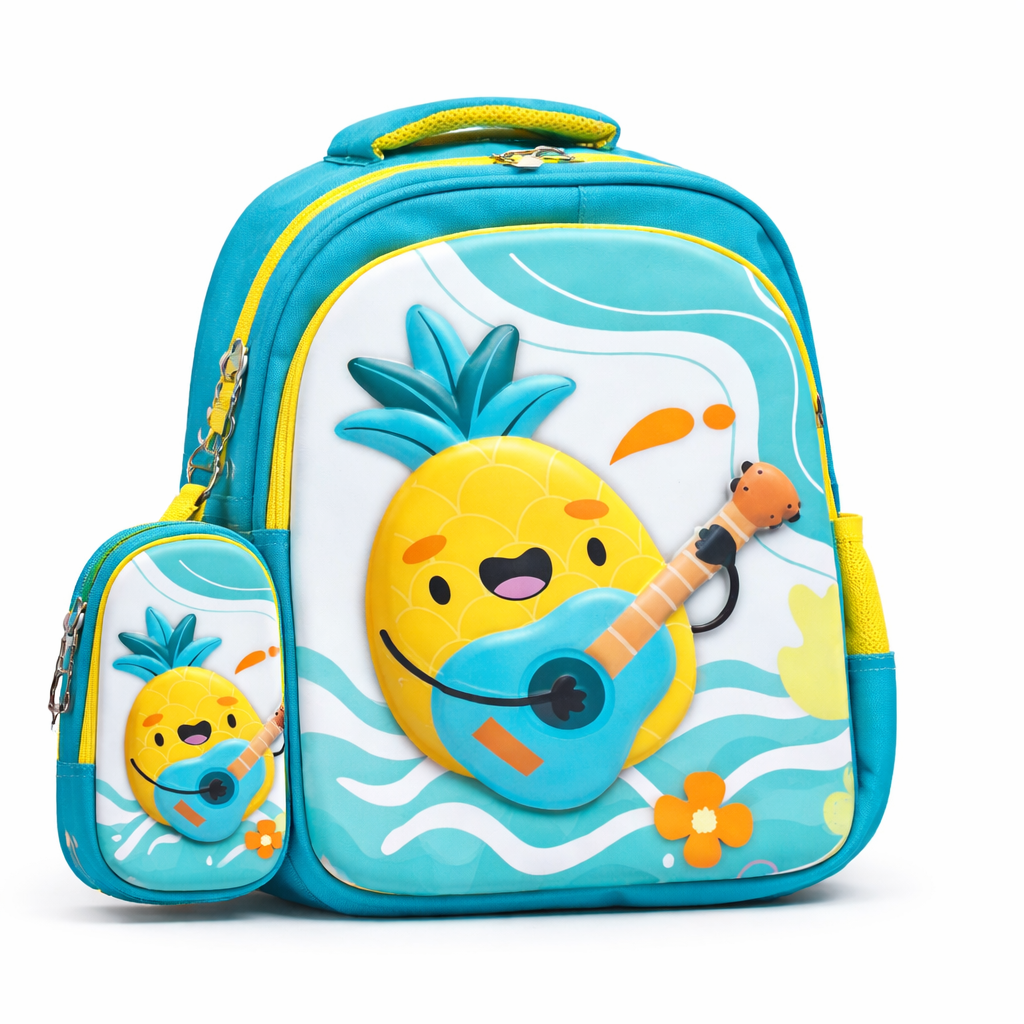 Giggle & Go For Todlers & Kids Backpack- Pineapple Popstar