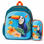 Giggle & Go For Todlers & Kids Backpack- Tropical Toucan