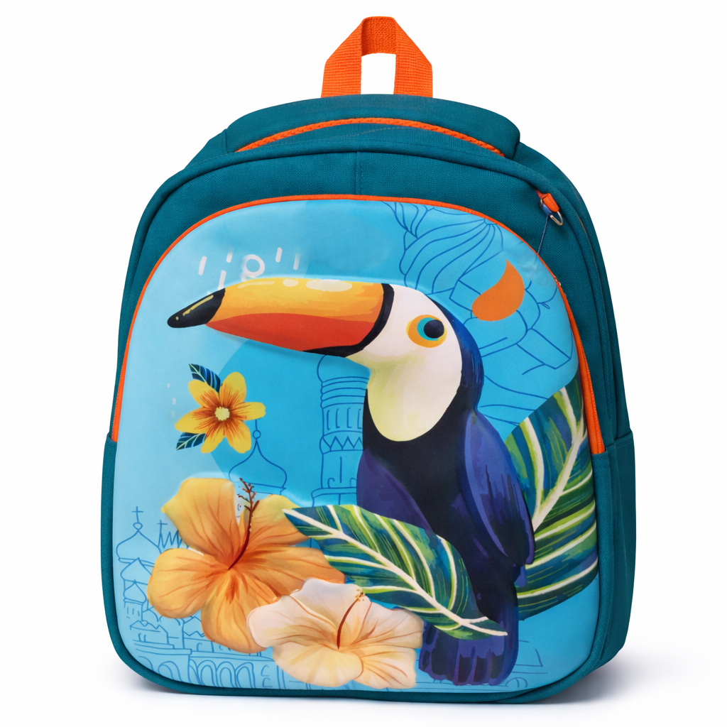 Giggle & Go For Todlers & Kids Backpack- Tropical Toucan