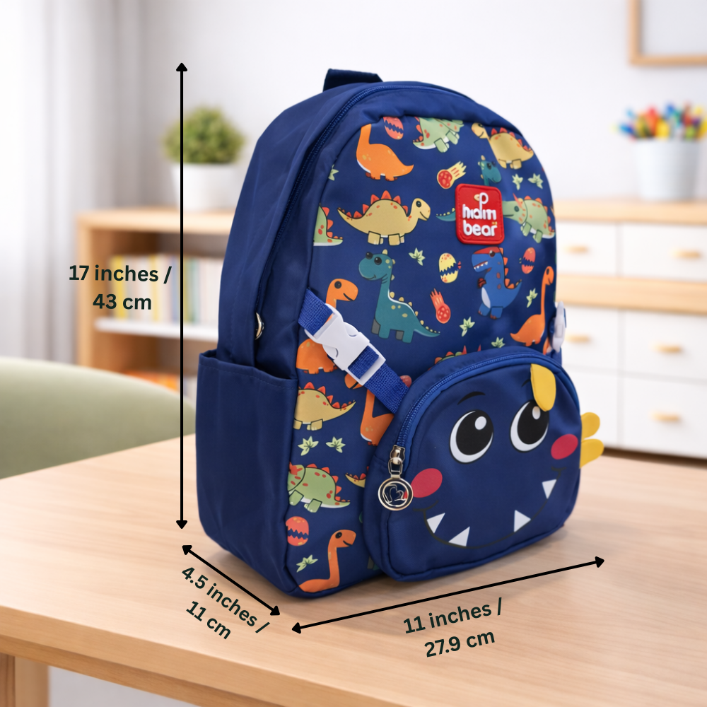 Jurassic Joy For Todlers & Kids - Blue Blaze Dino Backpack