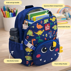 Jurassic Joy For Todlers & Kids - Blue Blaze Dino Backpack