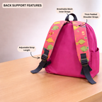 Jurassic Joy For Todlers & Kids - Rosy Roar Dino Backpack