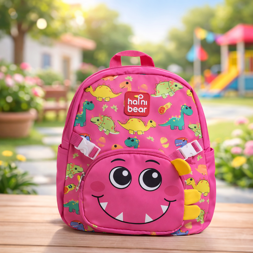 Jurassic Joy For Todlers & Kids - Rosy Roar Dino Backpack