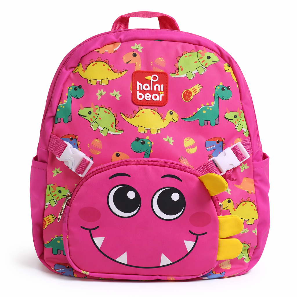 Jurassic Joy For Todlers & Kids - Rosy Roar Dino Backpack