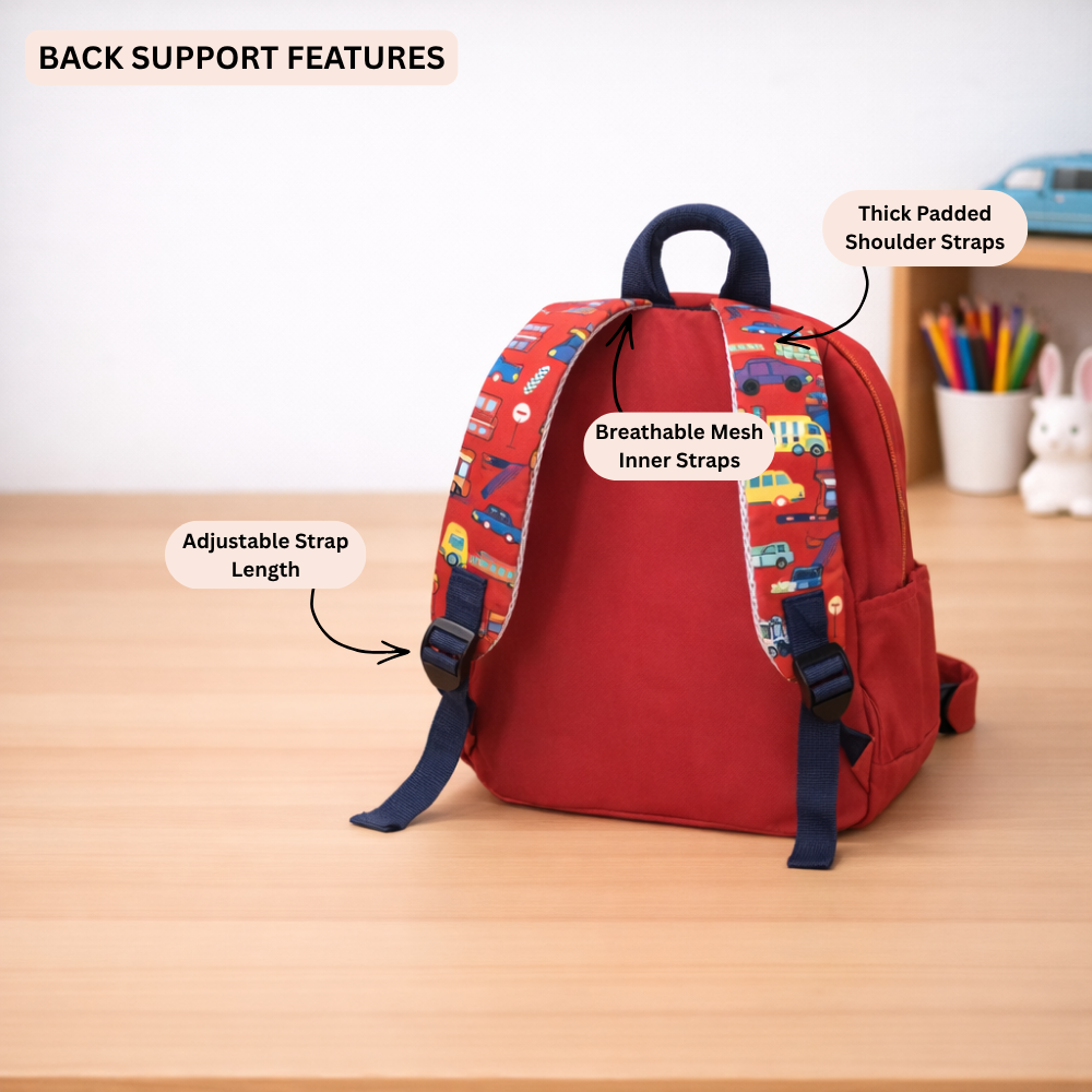 Little City Explorer  For Todlers & Kids - London Bus Backpack