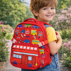 Little City Explorer  For Todlers & Kids - London Bus Backpack