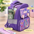 Little Dreamers Hologram Backpack For Todlers & Kids - Lavender Lagoon Mermaid