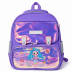 Little Dreamers Hologram Backpack For Todlers & Kids - Lavender Lagoon Mermaid