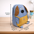 Little Paws Preschool Adventure Collection - Bubbles Blue Overalls Backpack