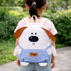 Little Paws Preschool  Adventure Collection - Milo Blue Overalls Backpack