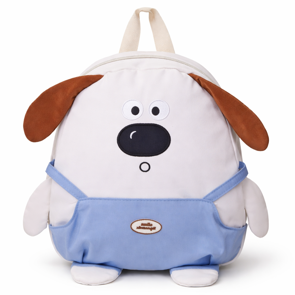 Little Paws Preschool  Adventure Collection - Milo Blue Overalls Backpack