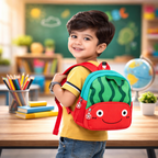 Mello Watermelon Nursery School and Travel Backpack for Boys & Girls