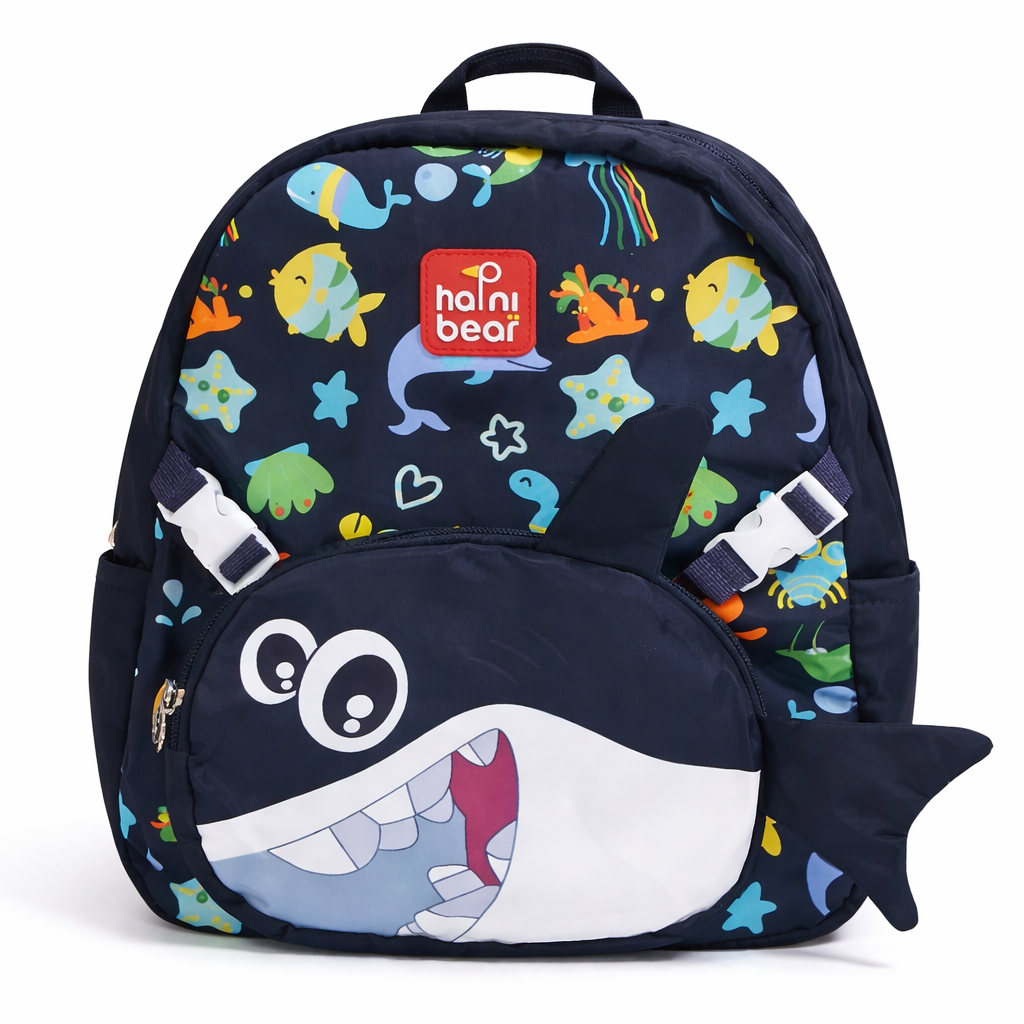 Ocean Explorer For Todlers & Kids - Midnight Fin Shark Backpack