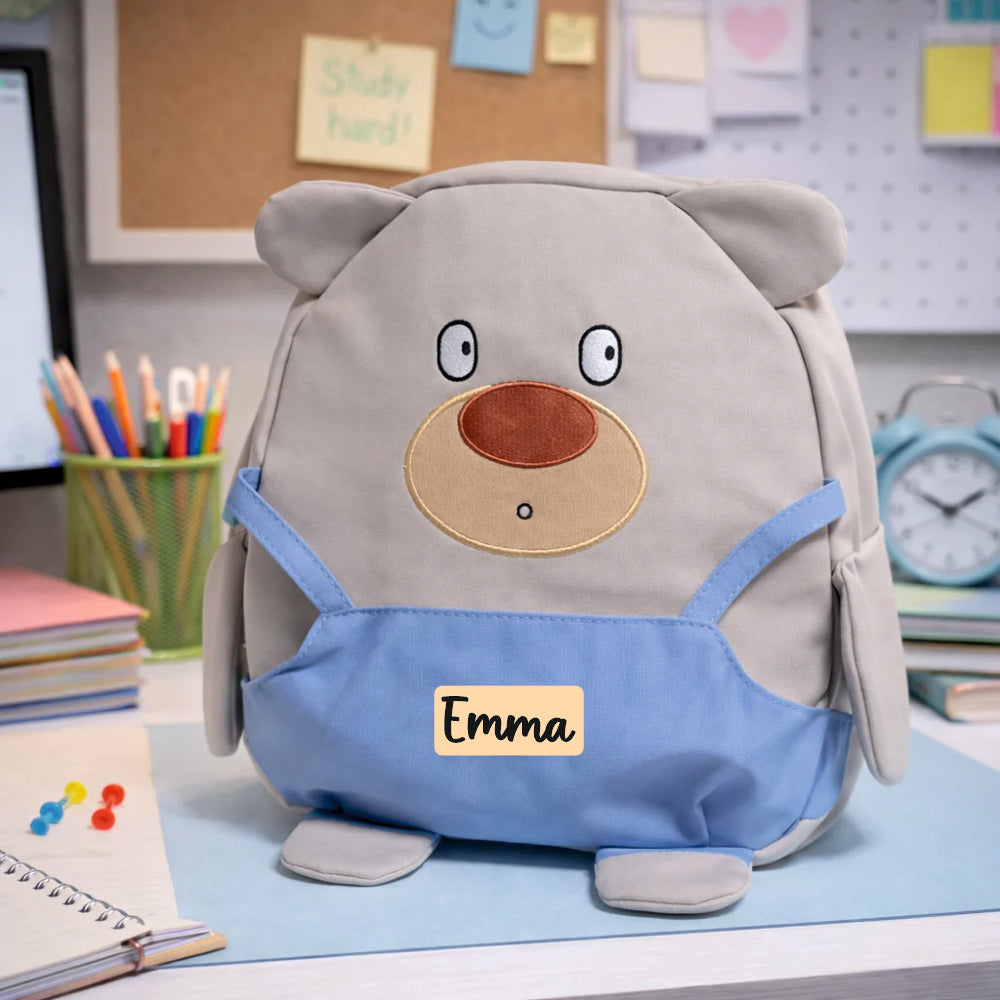 Tiny Teddy Tales Preschool Collection - Oatmeal Cub Backpack