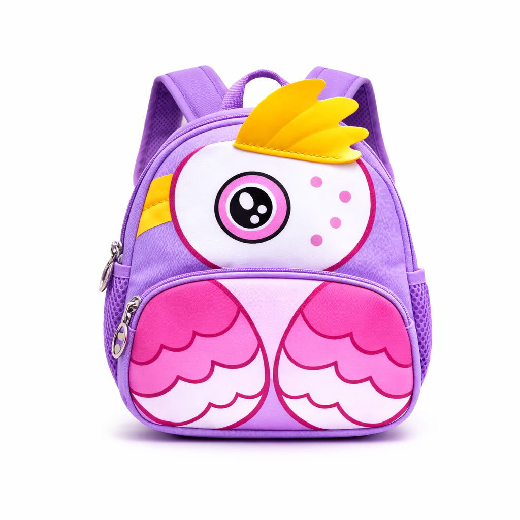 Twinkle Owl Nursery School and Travel Backpack for Boys & Girls