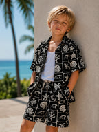 Coast at Midnight Shirt and Short Set