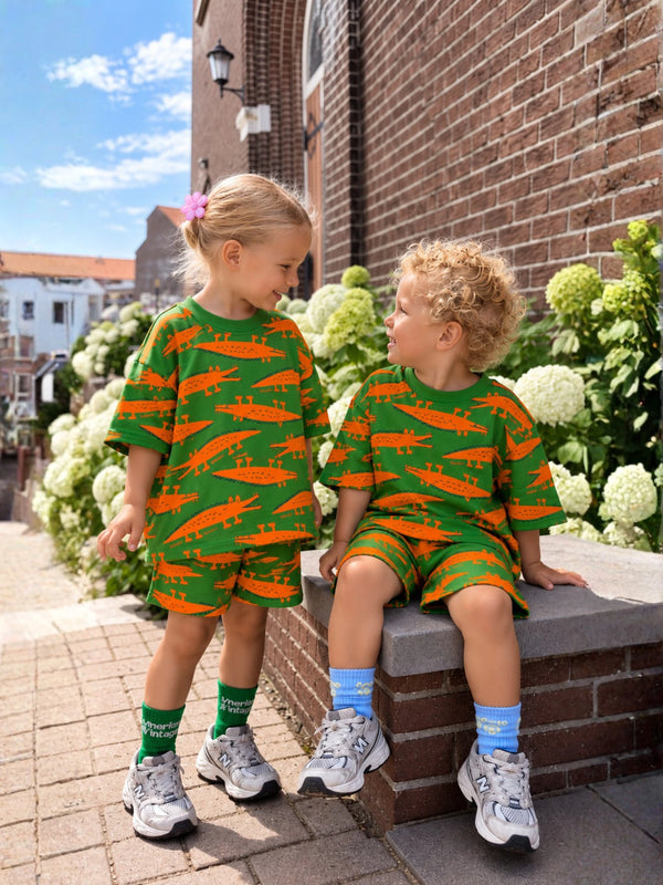Crocodile Crew Oversized Cord Set