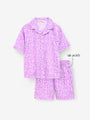 Pure Linen: Purple Safari Cord Set